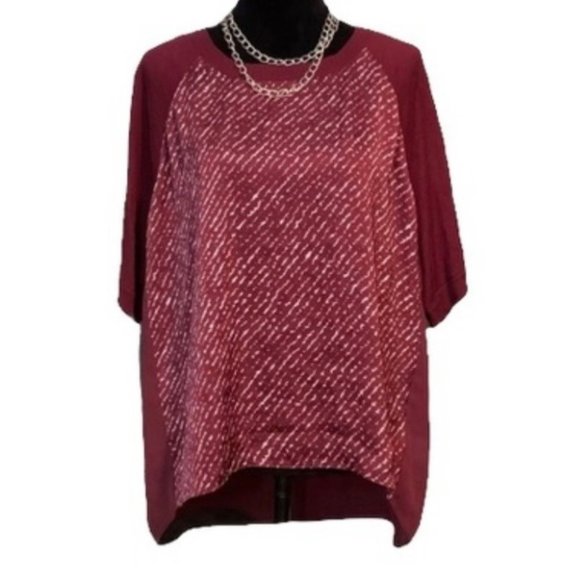 Michael Kors Sweaters - MICHAEL KORS MK Women's Size Small Burgundy Crew Neck Light Weight Sweater